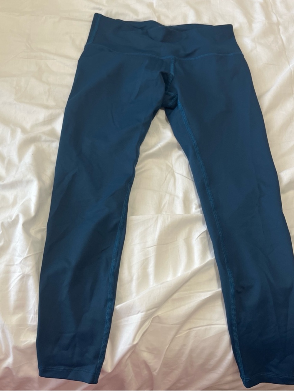 Girls' Athletic Leggings - Deep Teal Blue